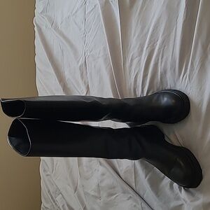 Vince leather riding boots